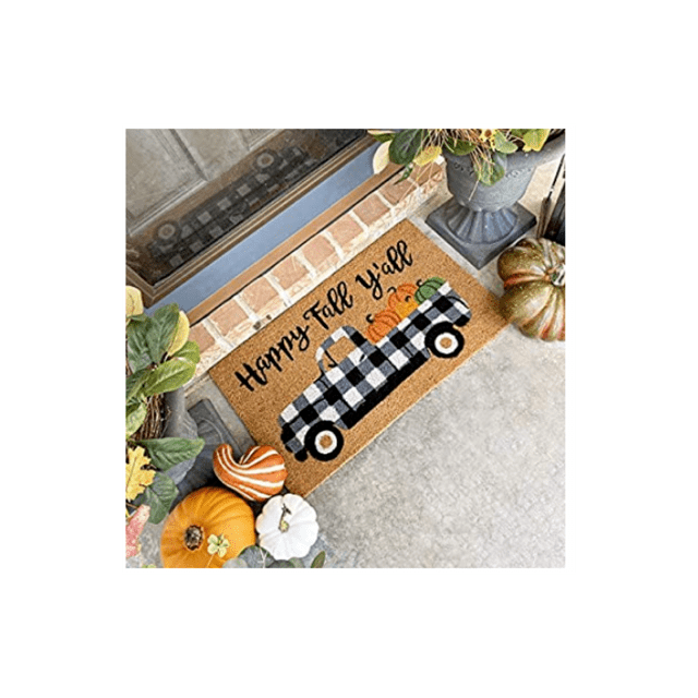 travelandledger fall shop doormat