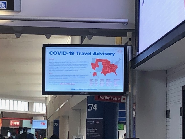coronavirus map - is it safe to travel home this season