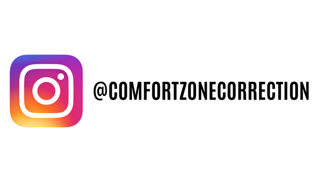 comfort zone correction instagram